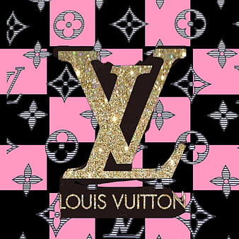 LouisVuitton #Glitter #Black #Pink #Lips #Butterfly #GlitterRing #LV  #freetoedit