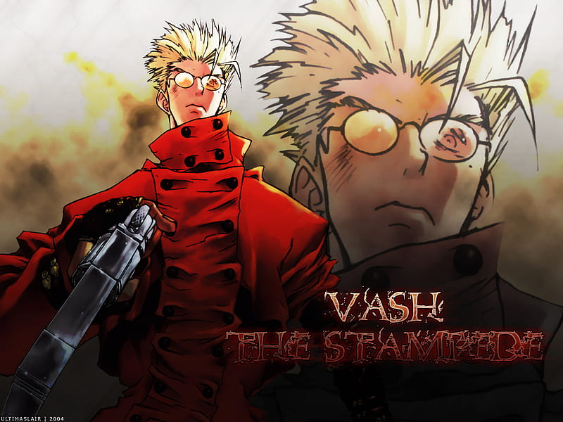 Vash the Stampede, vash, trigun, gun, anime, HD wallpaper