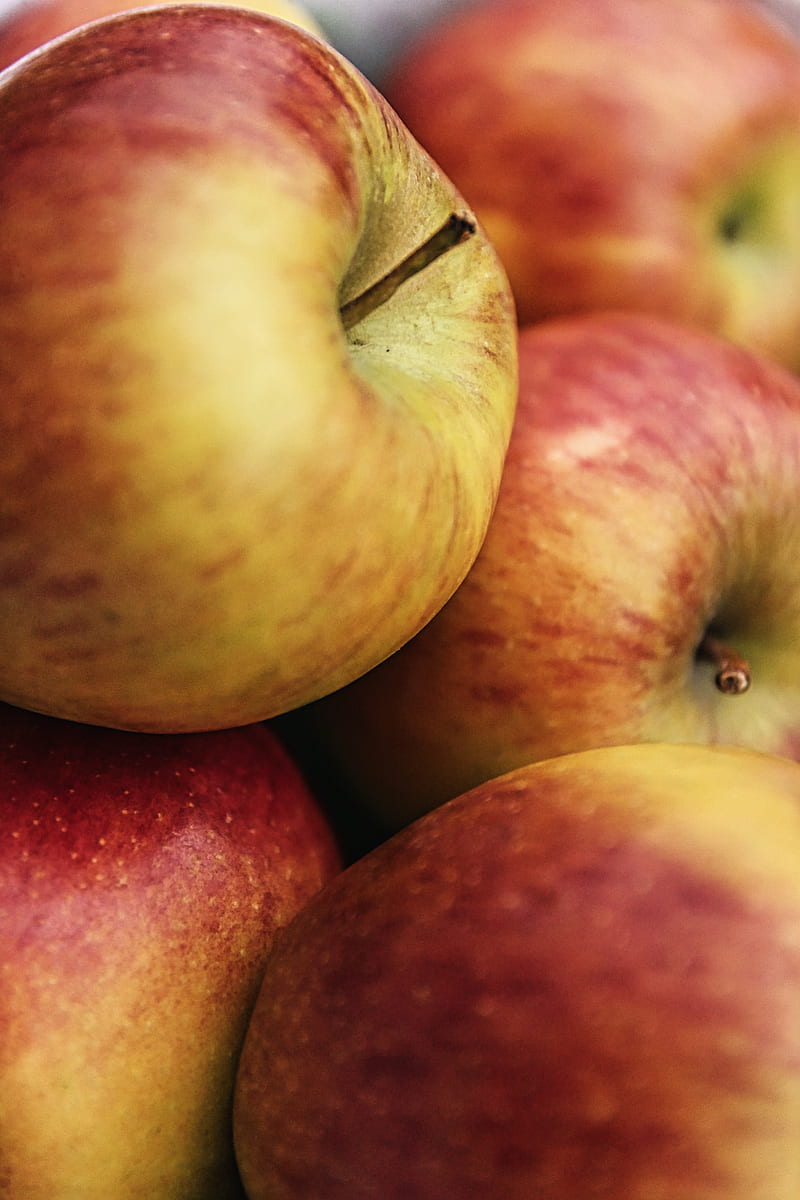 apples, fruits, macro, HD phone wallpaper