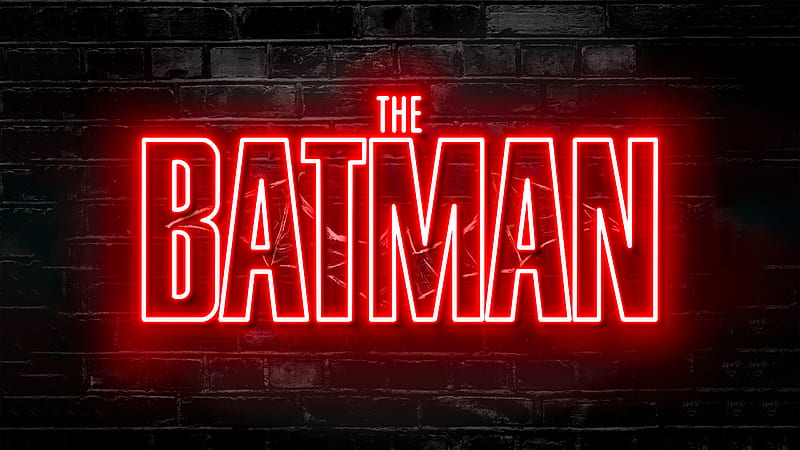The Batman Logo Lightup , the-batman, batman, superheroes, movies, 2022-movies, logo, HD wallpaper