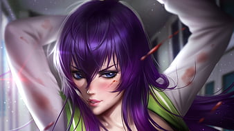 H.O.T.D. (Highschool of the Dead) - The art from the previous picture. Oh  Saeko 💔