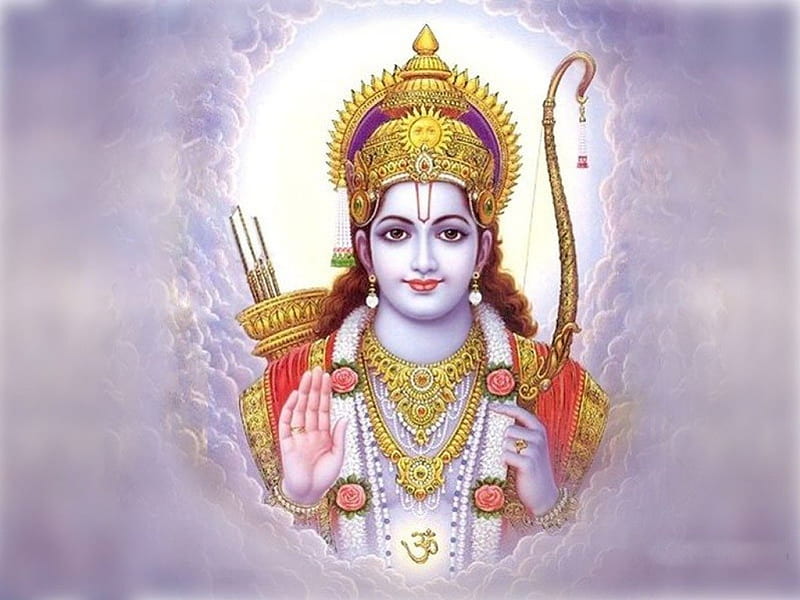 Lord Rama, king, goddess, hinduism, hindu, rama, india, lord, god, HD wallpaper