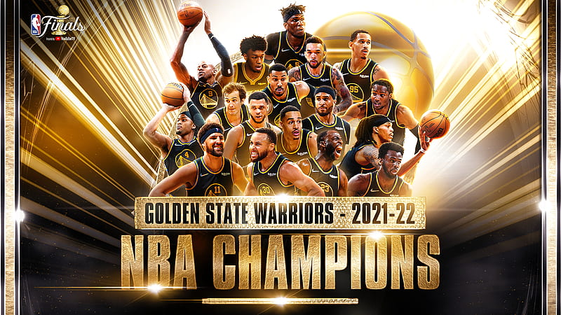NBA Golden State Warriors 2022 Champions, HD wallpaper