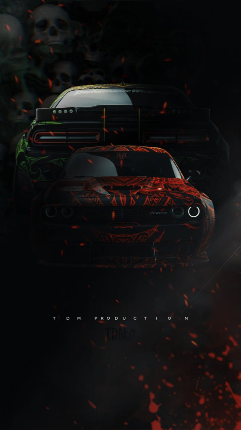 Dodge challenger, 2019, 2020, an5, dark, demon, hellcat, power, srt, HD  phone wallpaper | Peakpx