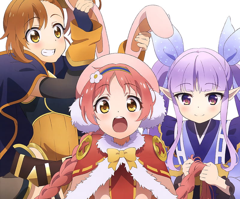 Anime, Princess Connect! Re:Dive, Kyouka Hikawa, Mimi Akane, Misogi Hodaka, Princess connect! Re:Dive, HD wallpaper