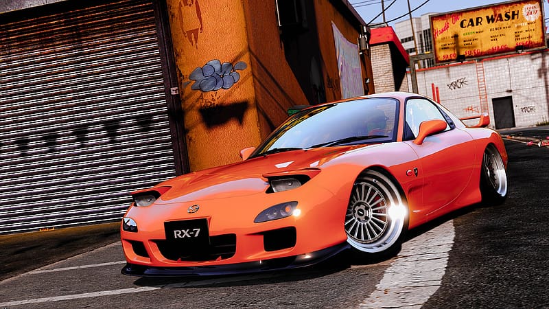 4K free download | Mazda, Car, Mazda Rx 7, Video Game, Grand Theft Auto ...