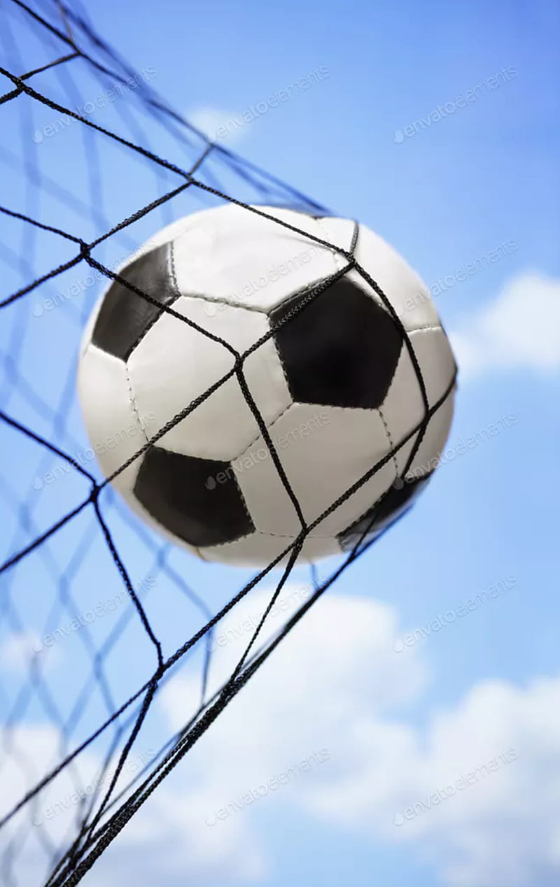 Football in the net, boot, england, foot, goal, HD phone wallpaper