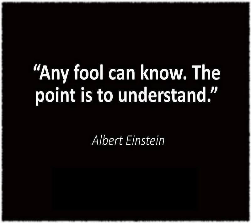 Understand, any, fool, know, point, HD wallpaper