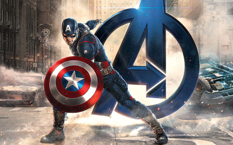 Captain America Avengers Artwork, captain-america, avengers, artwork, digital-art, superheroes, HD wallpaper