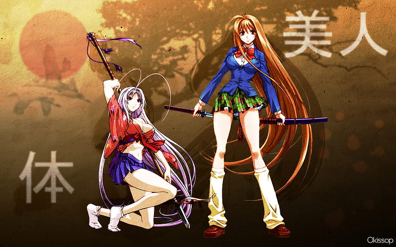 Maya & Aya, maya, tenjou tenge, aya, anime, HD wallpaper