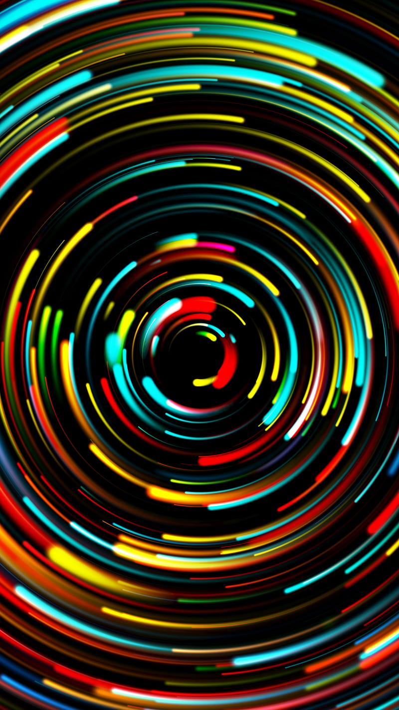 POP Spin, Popart, abstract, amoled, circle, colorful, electric, oled, rgb, HD phone wallpaper