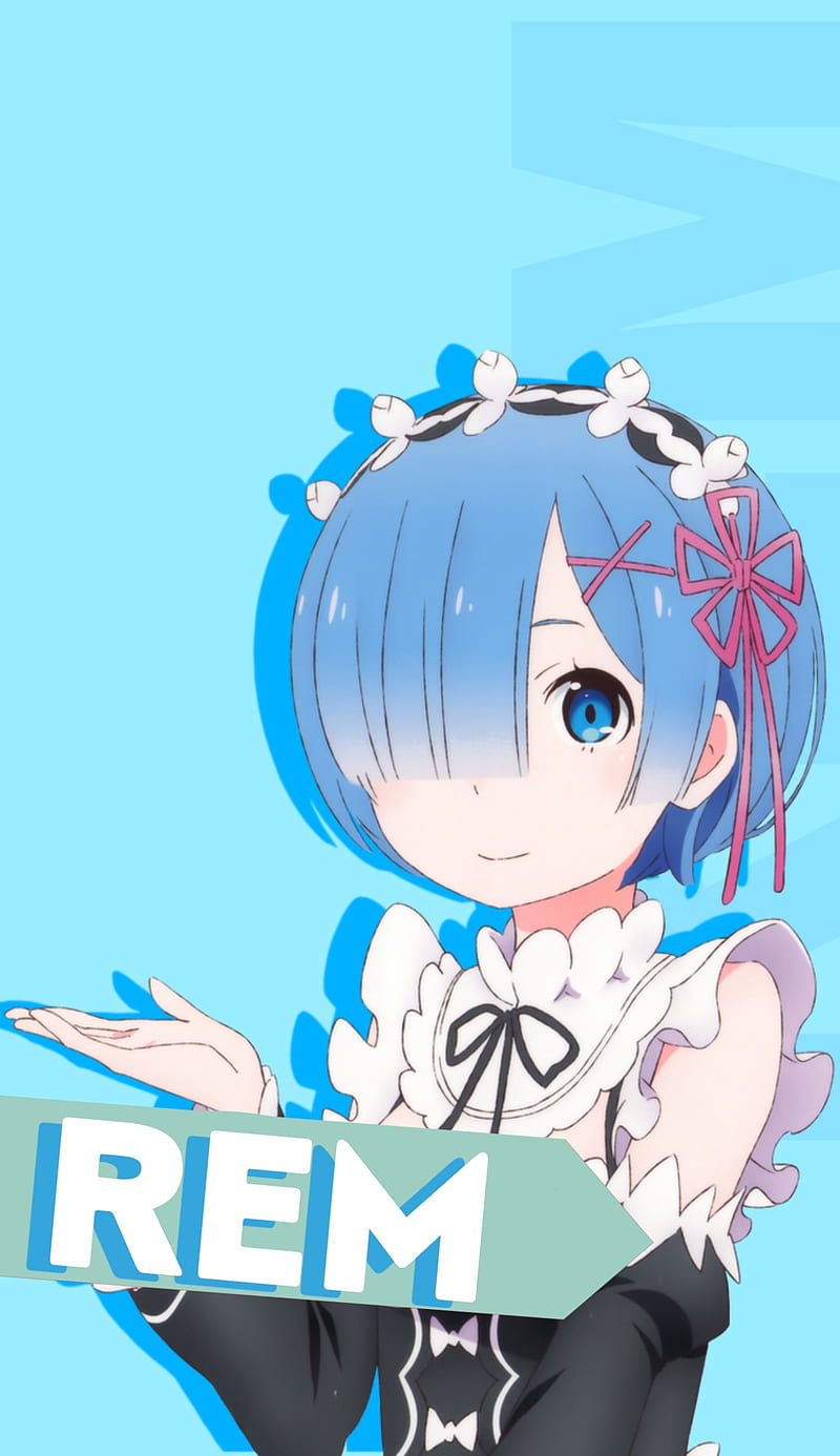 Rem a blue haired maid from the anime re:zero, rem re zero anime-demhanvico.com.vn