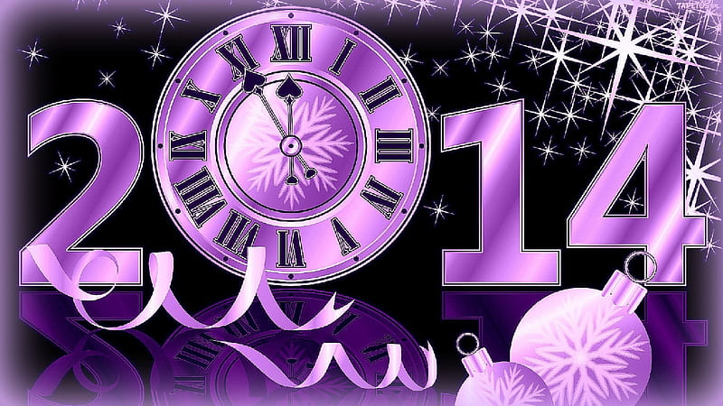 ★Happy New Year 2014★, new year 2014, ornaments, holidays, 3-Dimensinal art, love four seasons, clock, digital art, creative, abstract, blessings, xmas and new year, winter, pre-mad, countdown, celebrations, HD wallpaper