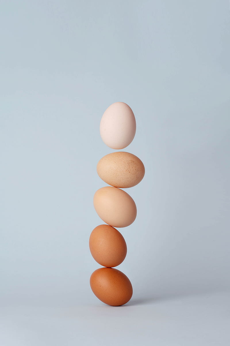 brown and white eggs, HD phone wallpaper