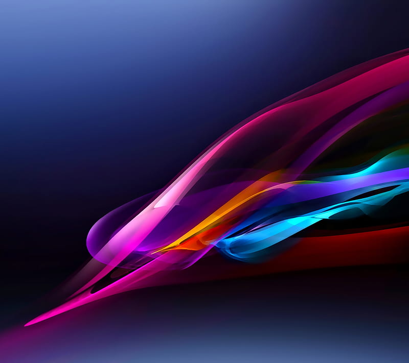 Xperia Ultra , abstract, awesome, cool, lights, nice, wave, HD wallpaper