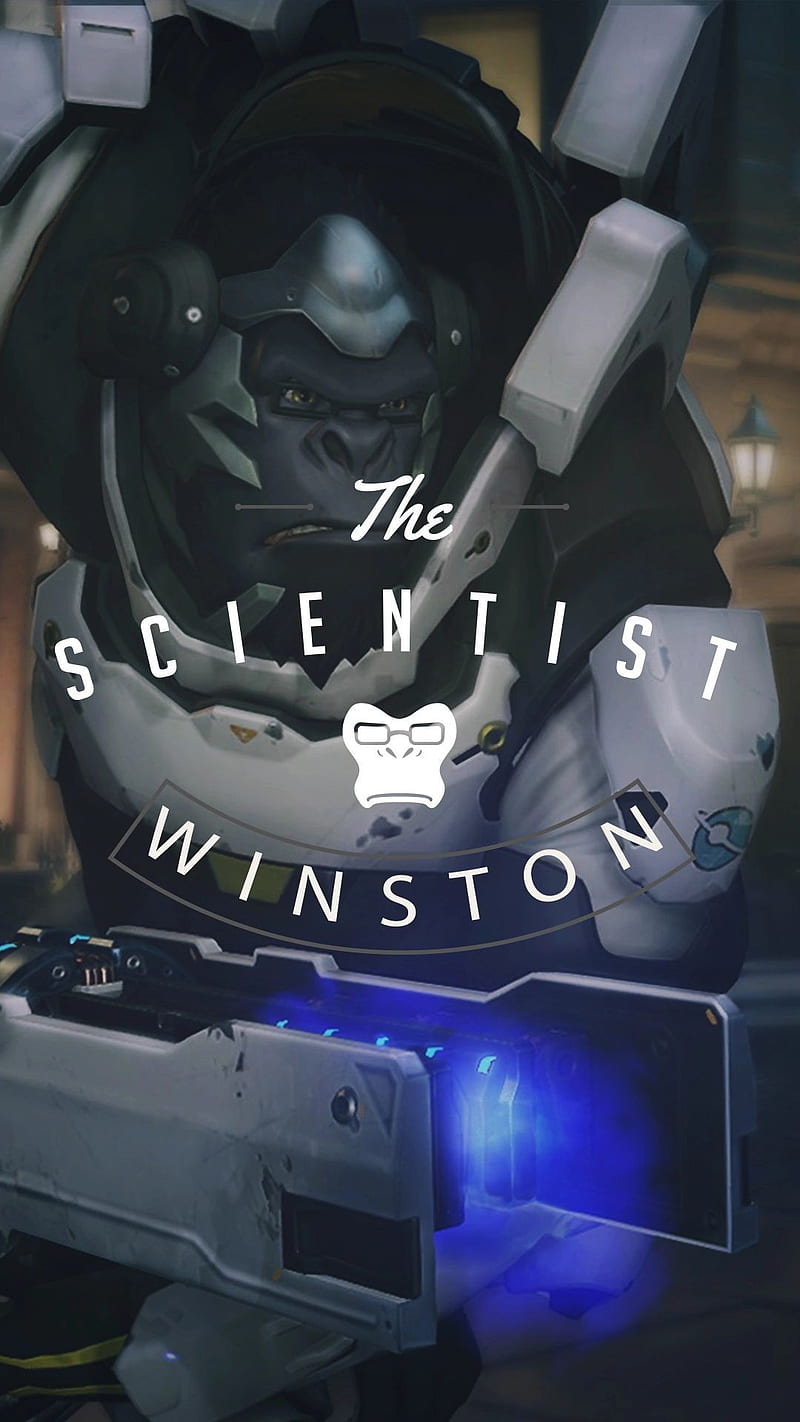 Winston , overwatch, winston, HD phone wallpaper