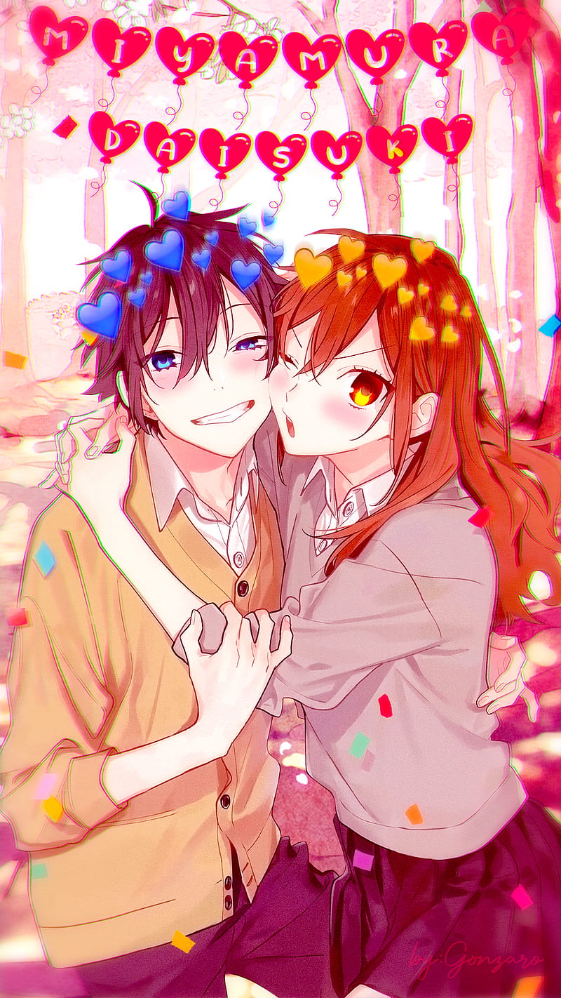 Pin by Maév on HORIMIYA  Horimiya, Anime girl drawings, Romantic anime