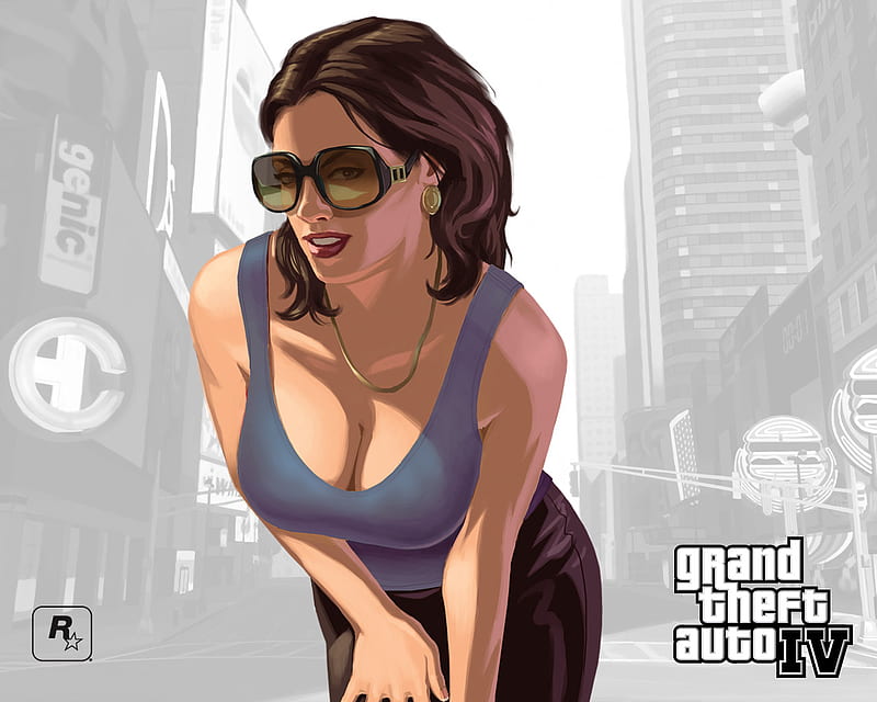 GTA 4 Girl, gta, girl, gta 4, grand theft auto 4, HD wallpaper