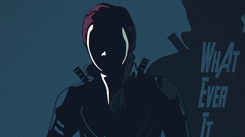 Black Widow Avengers Endgame , black-widow, superheroes, artist, artwork, digital-art, minimalism, minimalist, artstation, HD wallpaper