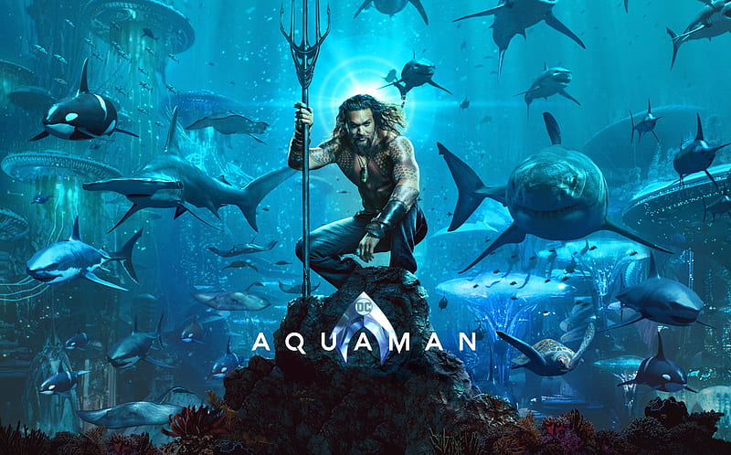 Aquaman Movie , aquaman-movie, 2018-movies, movies, jason-momoa, aquaman, poster, HD wallpaper