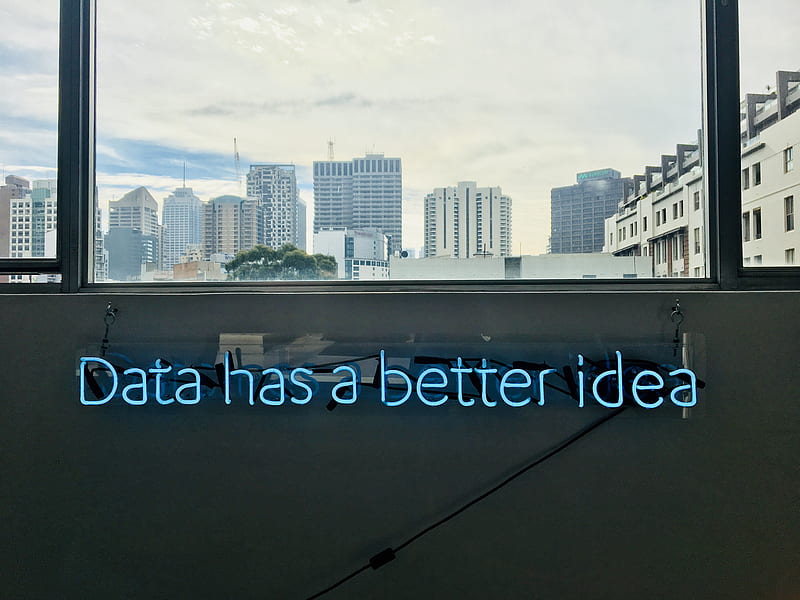 white building with data has a better idea text signage, HD wallpaper