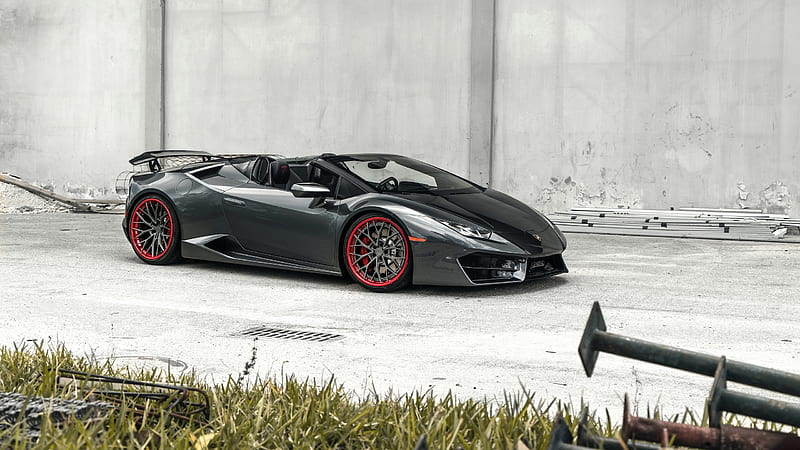 Lamborghini huracan spyder, carros, lamborghini, vehículos, coches negros,  Fondo de pantalla HD | Peakpx