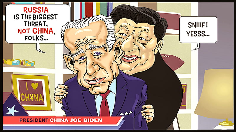 Threats, biden, traitor, russia, china, HD wallpaper