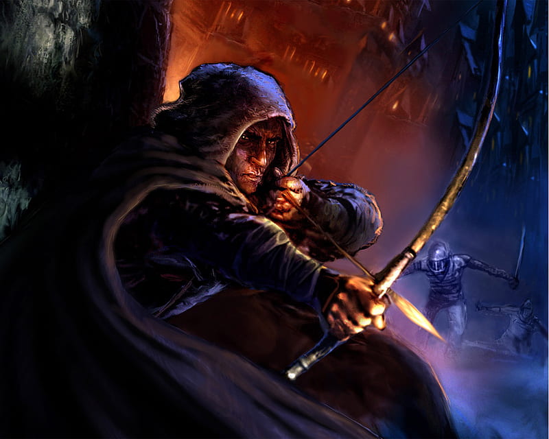 Thief, thief- deadly shadows, action, attack, archer, assassin, adventure, HD wallpaper