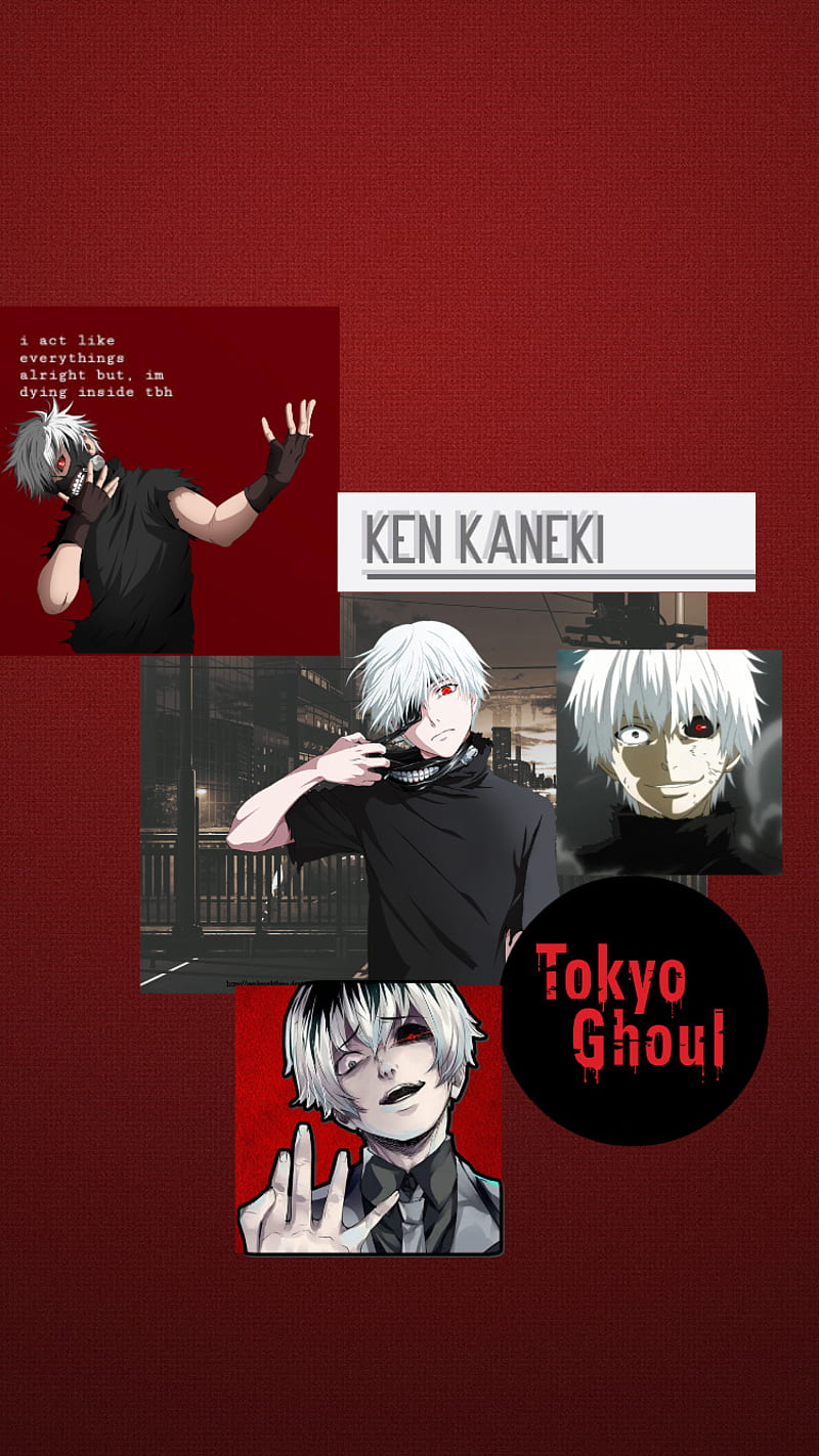 Kaneki Ken Lockscreen // Tokyo Ghoul // @SHINEDlTS on Twitter
