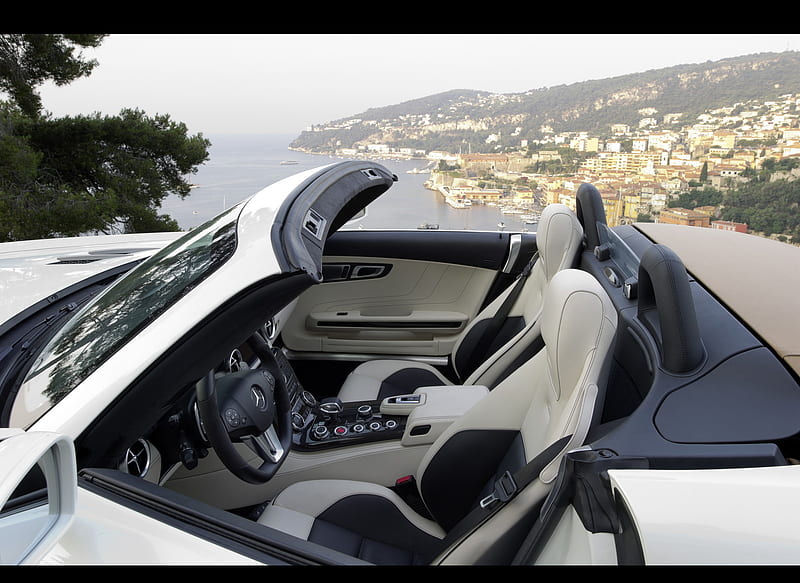 2012 Mercedes-Benz SLS AMG Roadster - Interior, car, HD wallpaper