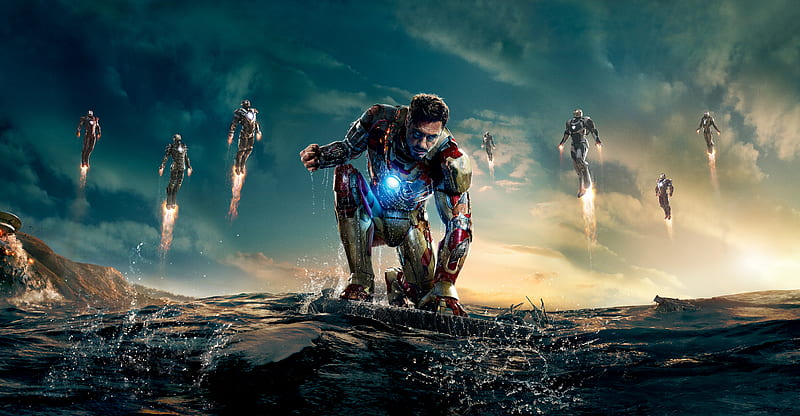 Iron Man, Iron Man 3, Avengers, Robert Downey Jr., Tony Stark, HD wallpaper
