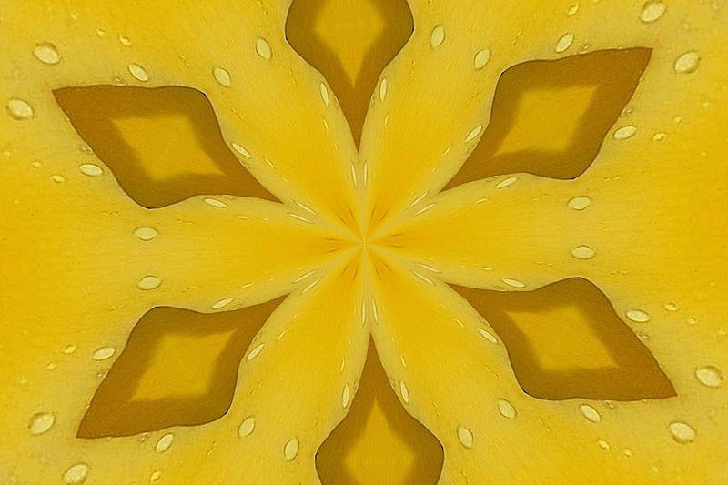 RAINDROPS ON YELLOW, PRETTY, ART, YELLOW, ABSTRACT, HD wallpaper | Peakpx