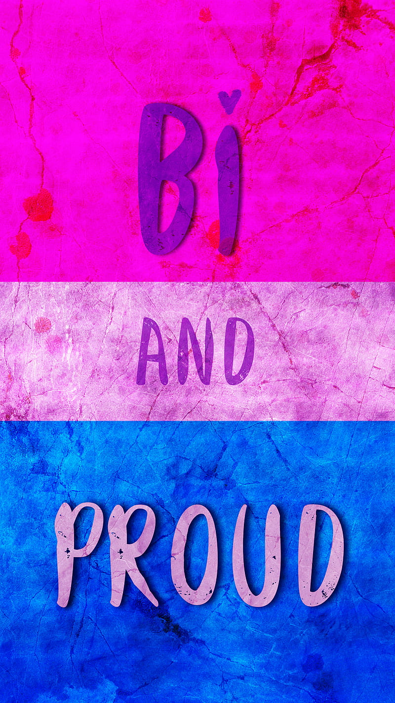 Bi and Proud Flag, Adoxalinia, June, acceptance, activist, background, bisexual, bisexuality, color, community, day, diversity, gay, gender, heart, human, lgbt, lgbtq, love, month, parade, power, pride, rights, sign, solidarity, strong, symbol, texture, together, tolerance, transgender, HD phone wallpaper