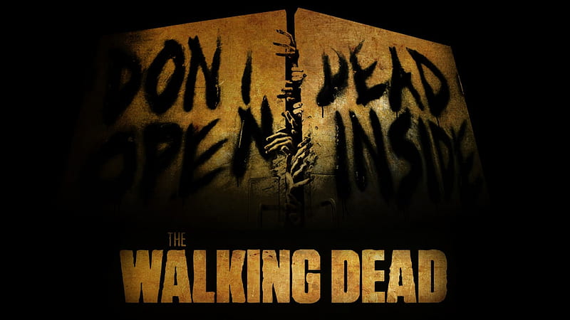 the Walking Dead dont open dead inside, Zombie, undead, walking dead, the walking dead, undeads, Zombies, HD wallpaper