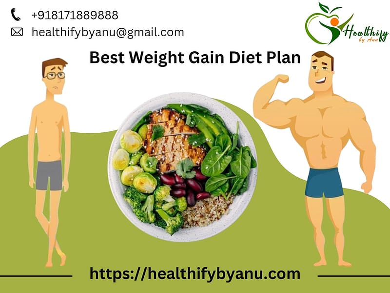 Best Weight gain/Mass gain tips and Diet plan by - HealthifybyAnu, dietitian in Pune, Lifestyle Coach, Anu Mahajan is the best Dietitian, Weight gain, HD wallpaper