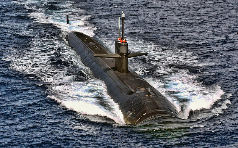 USS Alaska, SSBN-732, american attack submarine, United States Navy, US army, submarines, US Navy, Ohio-class, USS Alaska SSBN-732, HD wallpaper