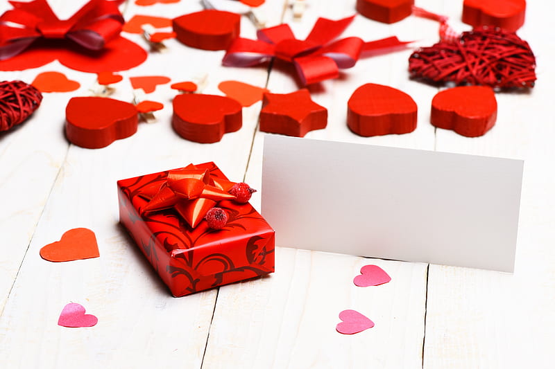 Holiday, Valentine's Day, Gift, Heart, Love, Romantic, HD wallpaper