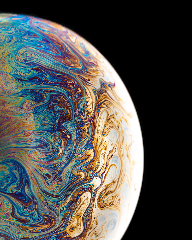 Iphone xs max, iphone xs, iphone xr, ios 12, apple, earth, paint, color,  cosmos, HD phone wallpaper | Peakpx