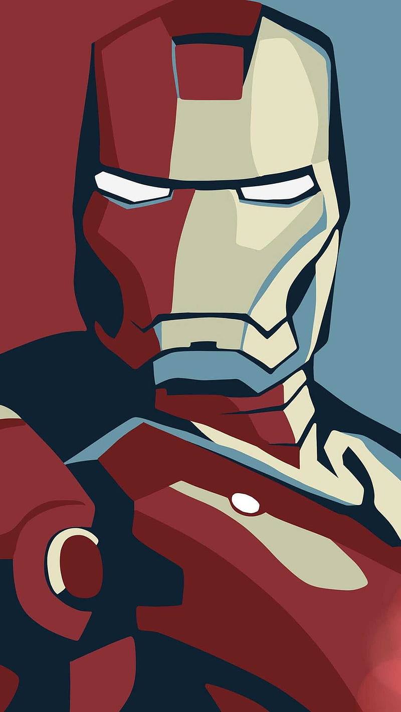 Iron Man , iron man, for, president, blue, yellow, red, poster, anime, HD phone wallpaper