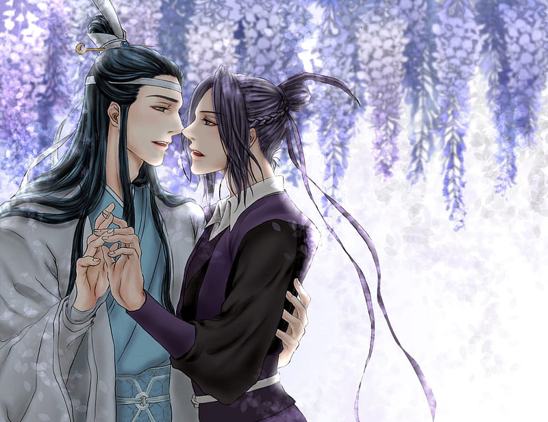 Anime, Mo Dao Zu Shi, Jiang Cheng, Jiang Wanyin, Kiss, Lan Huan