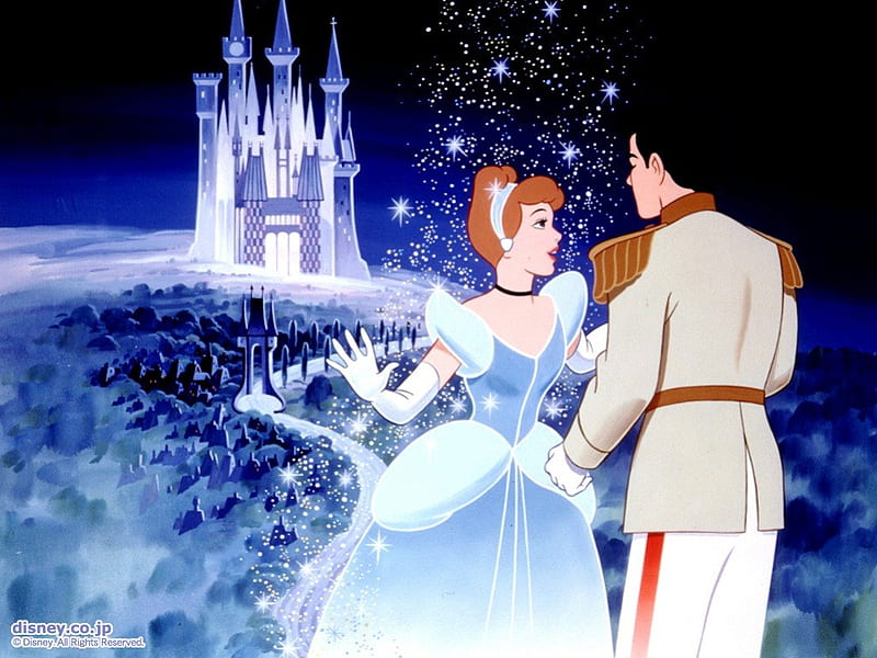 Cinderella & Prince Charming, Cinderella, prince charming, animated, movie,  fairy tale, HD wallpaper | Peakpx