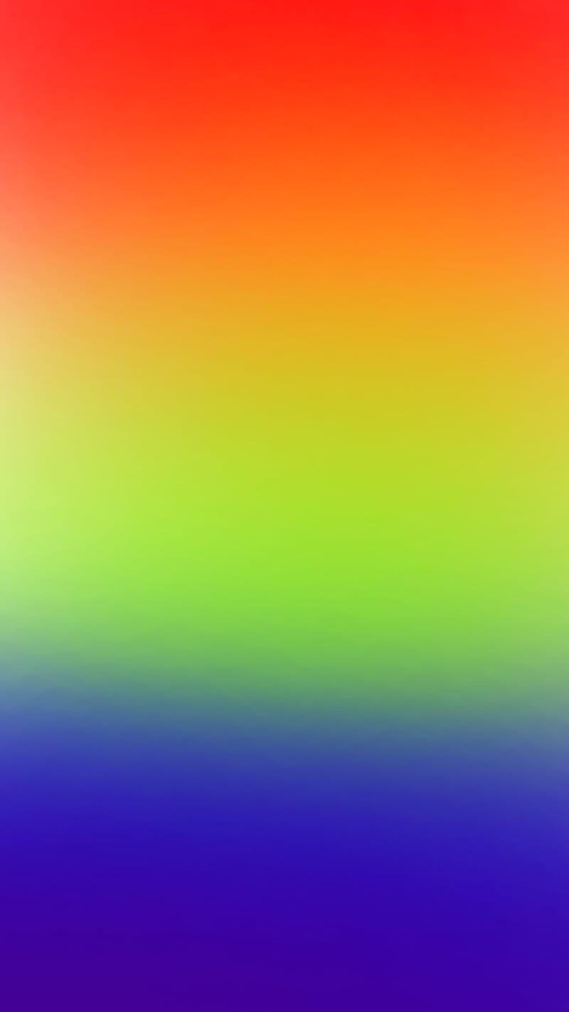 Rainbow, blue, blur, galaxy, green, orange, purple, red, screen, smuge, yellow, HD phone wallpaper