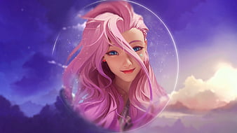 Star Guardian Seraphine LoL (Wild Rift) Wallpaper 8K #8471g