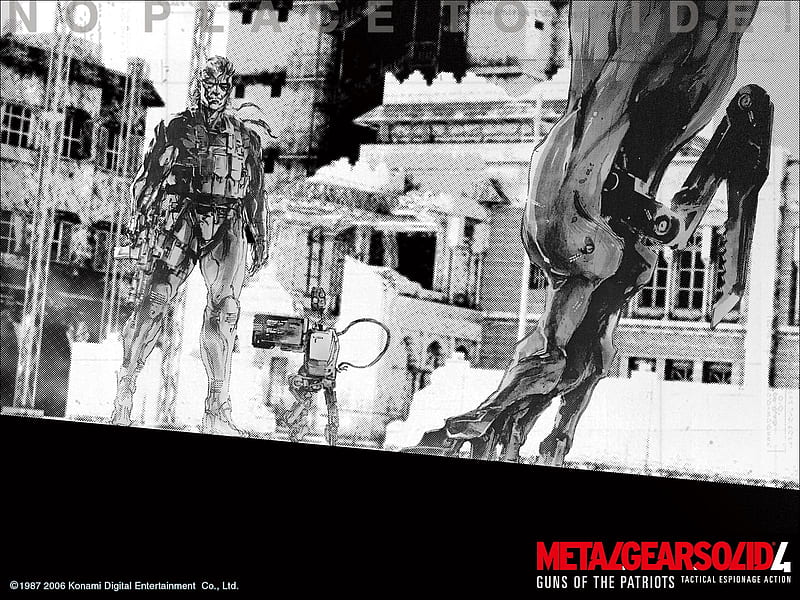 Metal Gear Solid 4 No Place To Hide, metal gear solid 4, solid snake, HD wallpaper