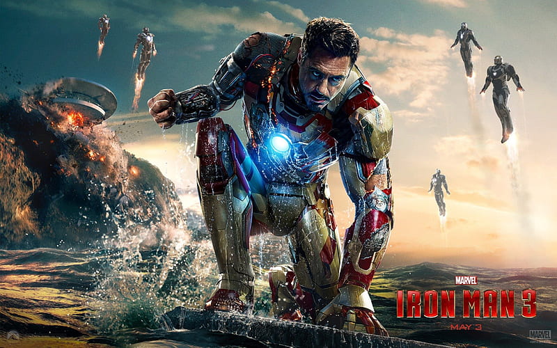 Ironman 3 2013, 2013, Entertainment, Movies, Ironman 3, The Avengers, Marvel, HD wallpaper
