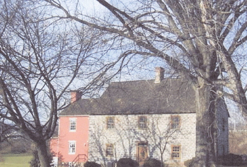 Schifferstadt house in Frederick, Maryland, museum, house, city, Schifferstadt, Frederick, trees, old, Maryland, HD wallpaper