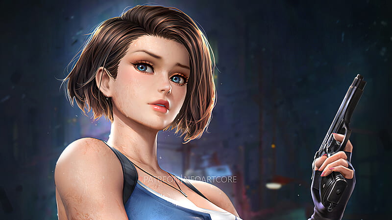 Resident evil e actress Jill Valentine FULL HD wallpapers - IndianDeal