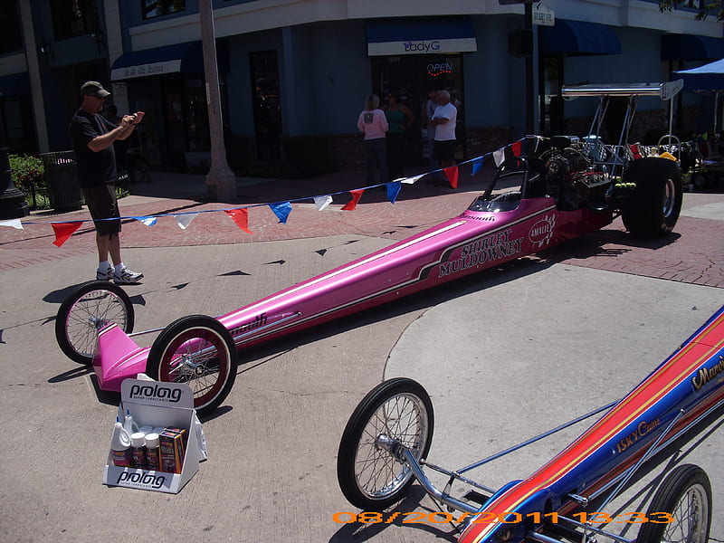 SHIRLEY MULDOWNEY DRAGSTER, outside, autos, dragster, carros, show, car ...