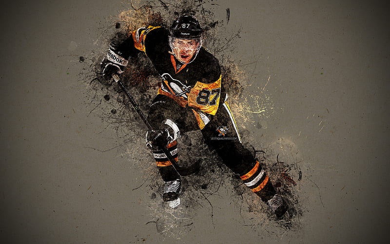 Where Hockey Meets Art  wallpapers  sidney crosby  pittsburgh penguins
