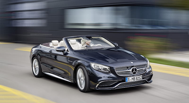 2017 Mercedes-AMG S65 Cabrio (Color: Anthracite Blue) - Front , car, HD wallpaper